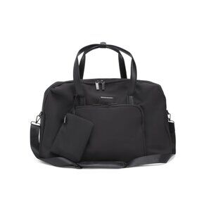 BOARDING PASS Black Nylon High Density Weekender
